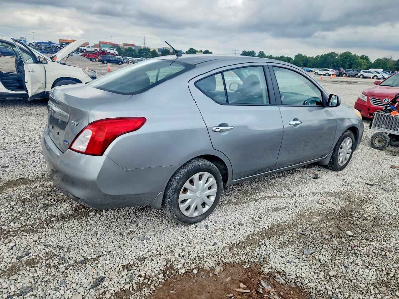 2012 Nissan Versa 1.6 S Gray vin: 3N1CN7AP3CL943318