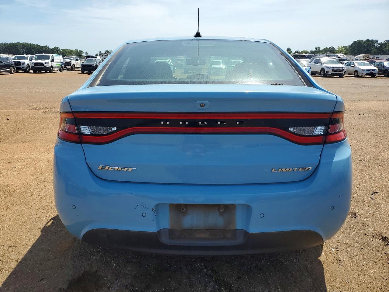 2013 Dodge Dart Limited Синий vin: 1C3CDFCA4DD293493