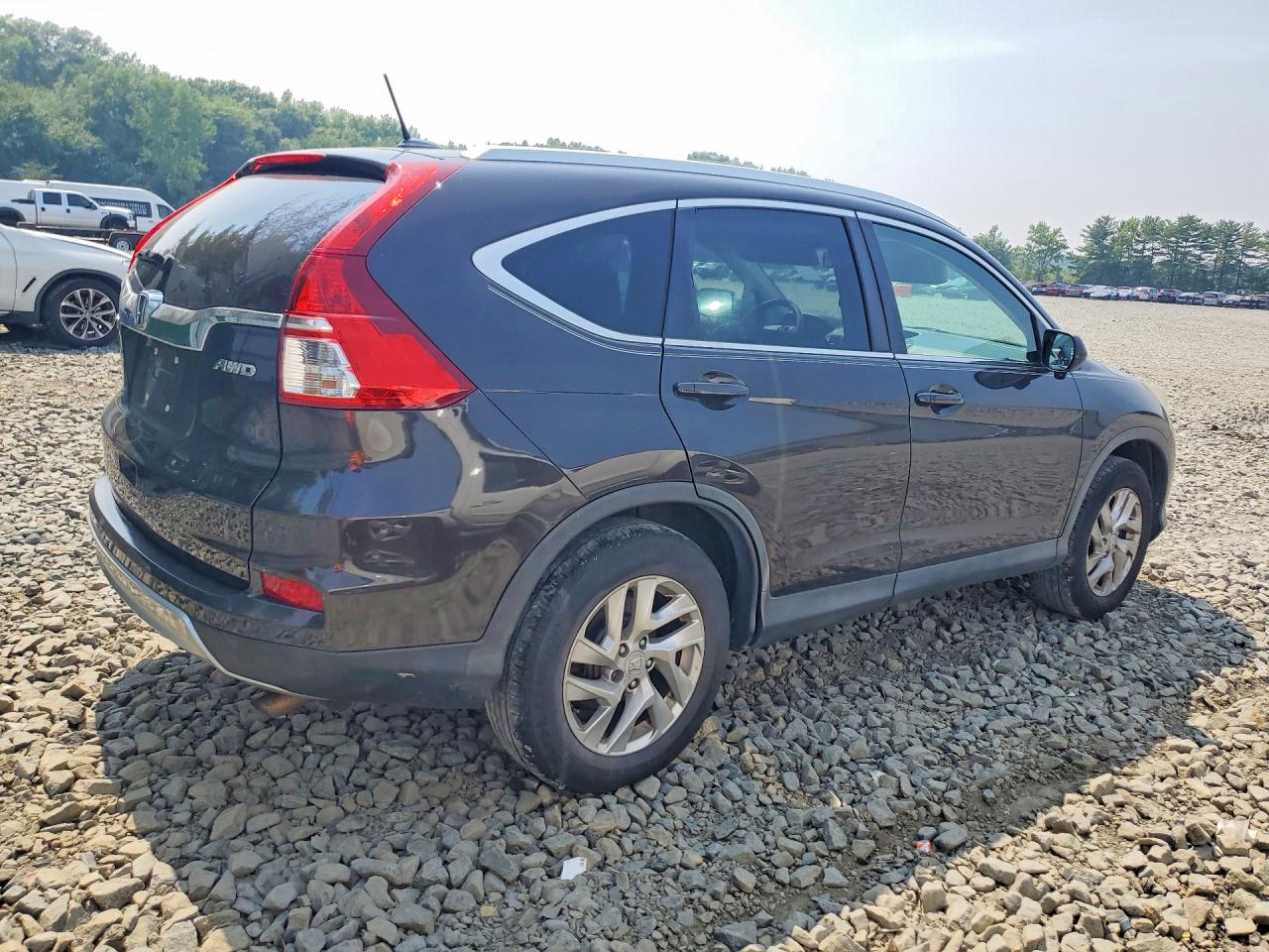 2015 Honda Cr-v Exl Charcoal vin: 5J6RM4H71FL095447