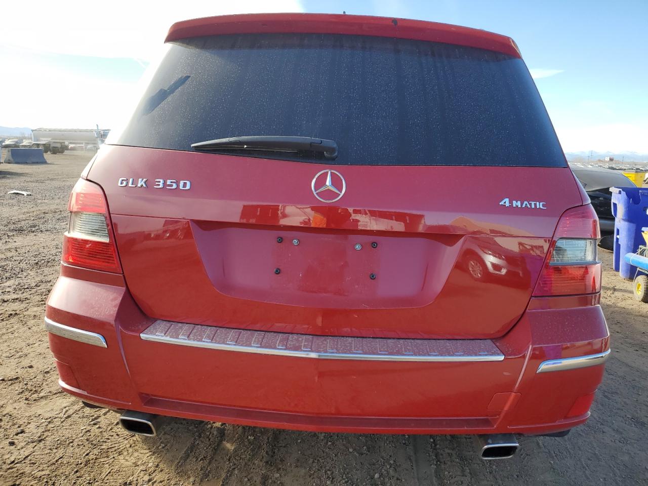 2010 Mercedes-benz Glk 350 4matic Red vin: WDCGG8HB3AF459319