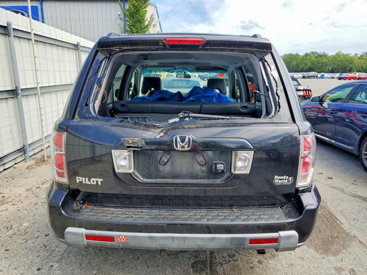 2008 Honda Pilot Exl Black vin: 5FNYF28758B023446