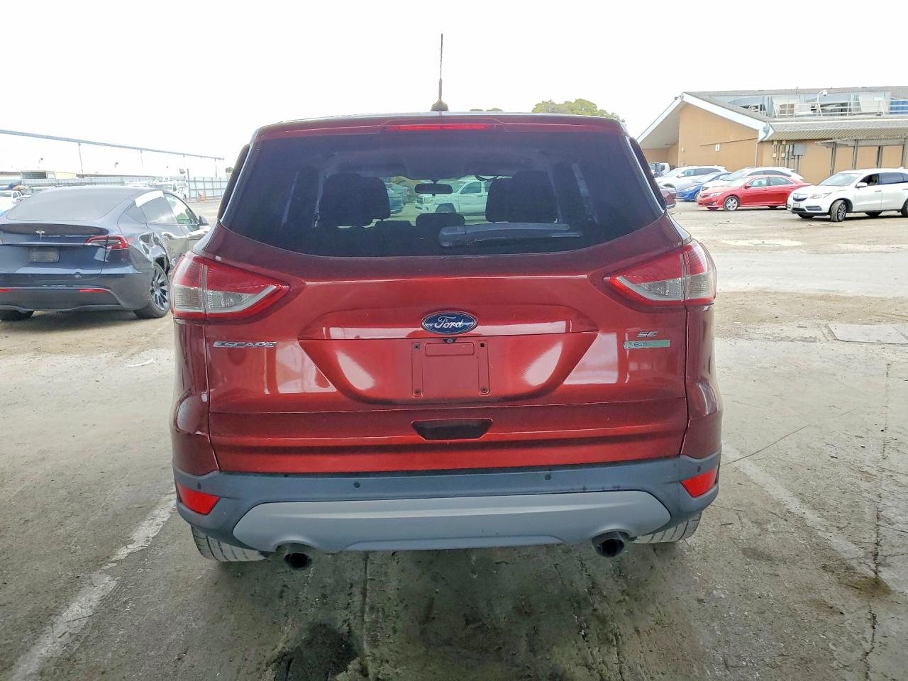 2015 Ford Escape Se Burgundy vin: 1FMCU0GX1FUB33433
