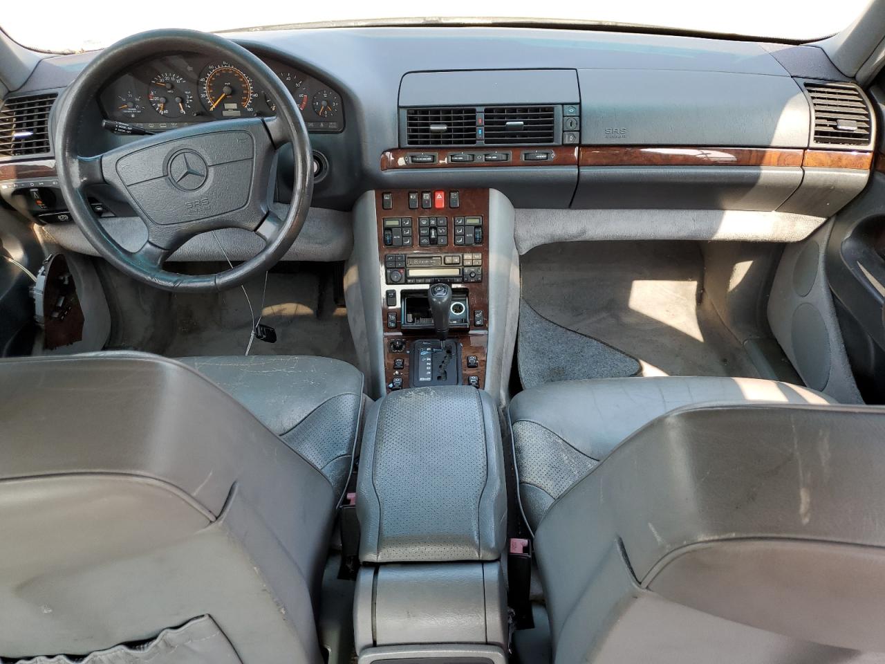 1995 Mercedes-benz S 500 White vin: WDBGA51E3SA282102