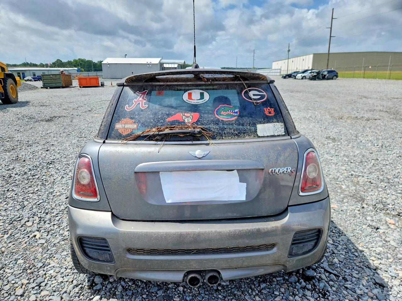 2010 Mini Cooper S Gray vin: WMWMF7C56ATX42433