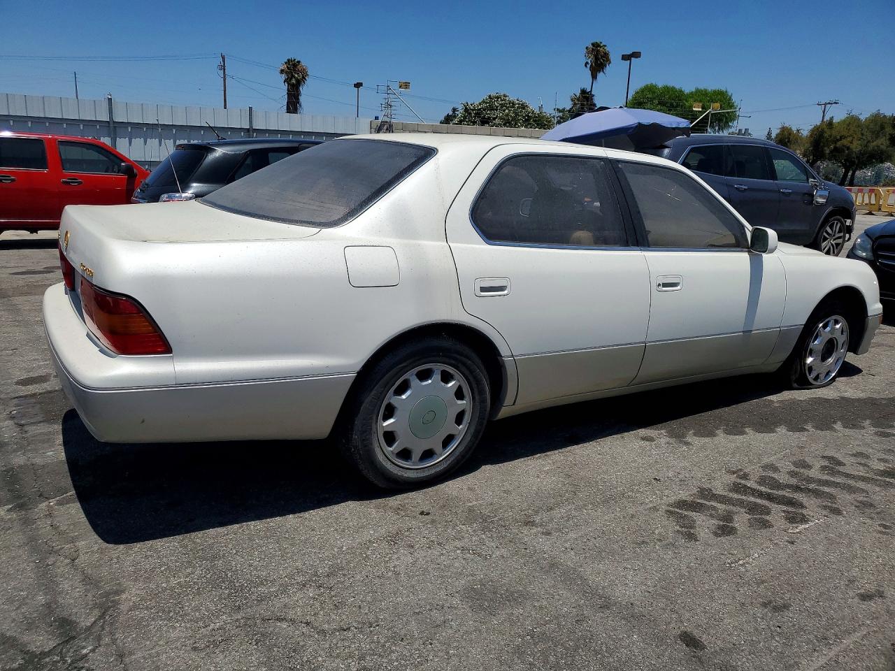 1996 Lexus Ls 400 White vin: JT8BH22F8T0036682