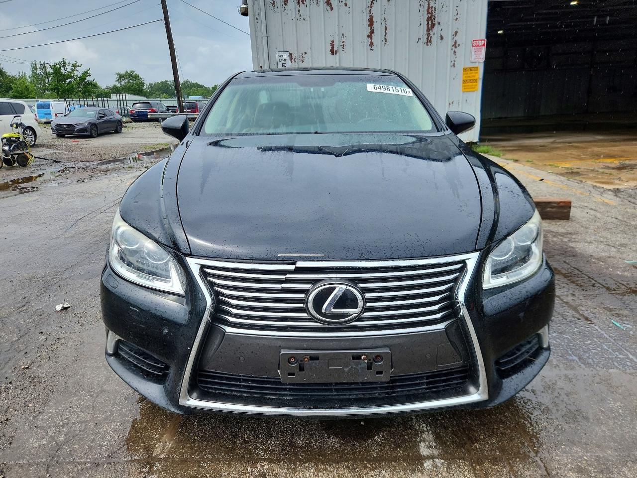 2014 Lexus Ls 460 Черный vin: JTHCL5EF9E5022098
