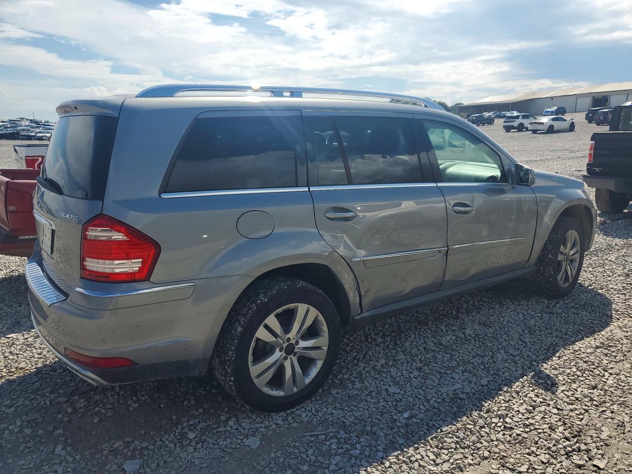 2012 Mercedes-benz Gl 350 Bluetec Silver vin: 4JGBF2FE8CA784623