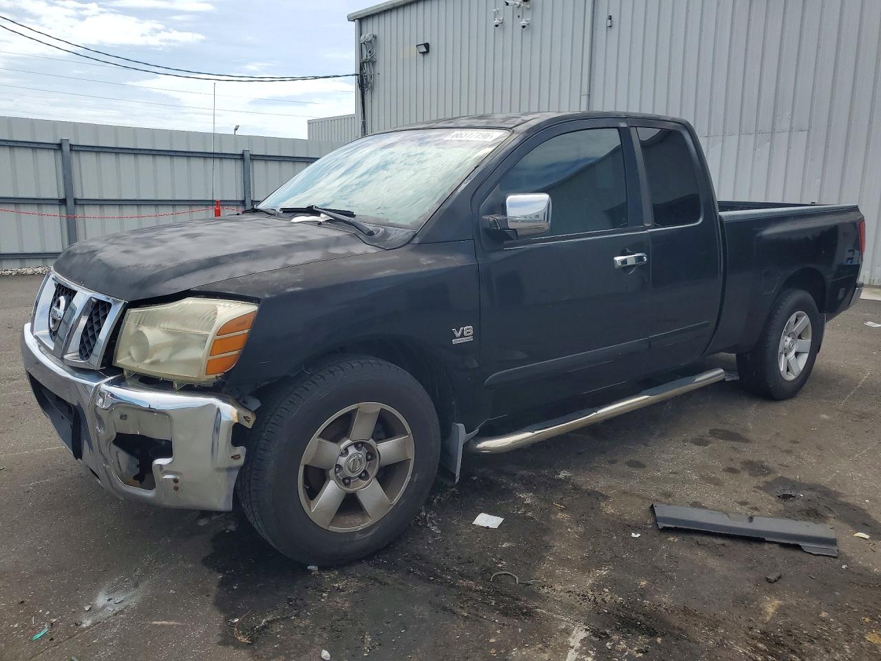 2004 Nissan Titan Xe Черный vin: 1N6AA06A84N526724