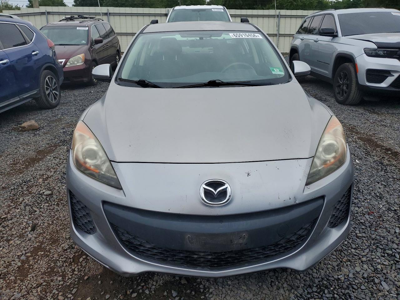 2012 Mazda 3 I Gray vin: JM1BL1UG8C1506770