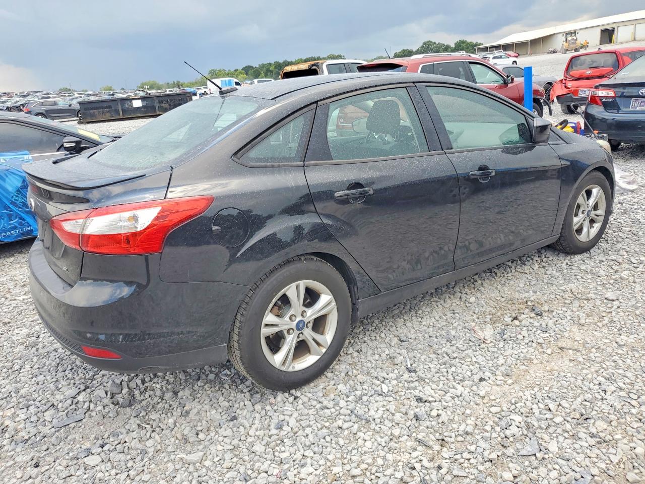 2012 Ford Focus Se Black vin: 1FAHP3F28CL310804