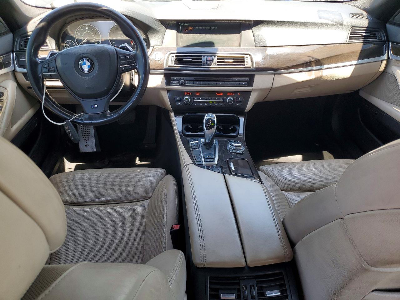 2012 Bmw 550 I Gray vin: WBAFR9C51CDV59305