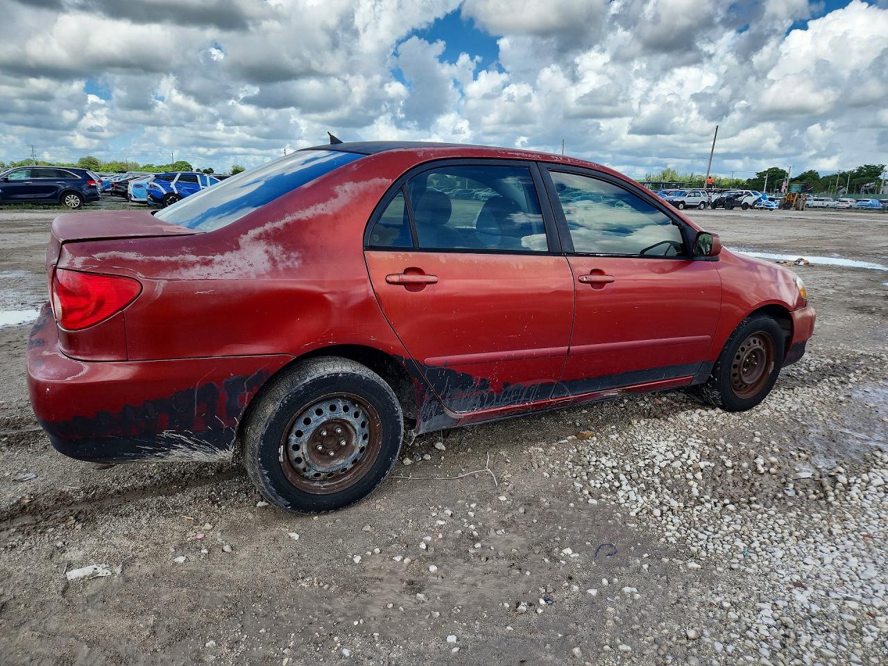 2006 Toyota Corolla Le Red vin: 2T1BR30E76C661115