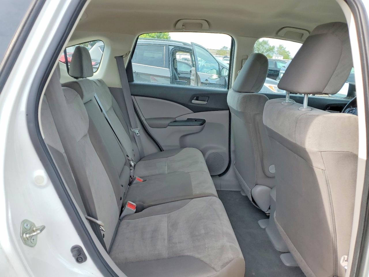 2014 Honda Cr-v Lx White vin: 5J6RM4H37EL103949