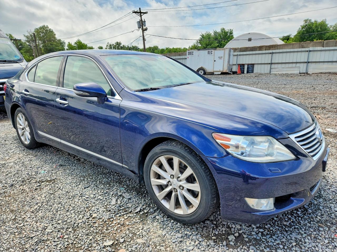 2012 Lexus Ls 460 Blue vin: JTHCL5EF3C5014169