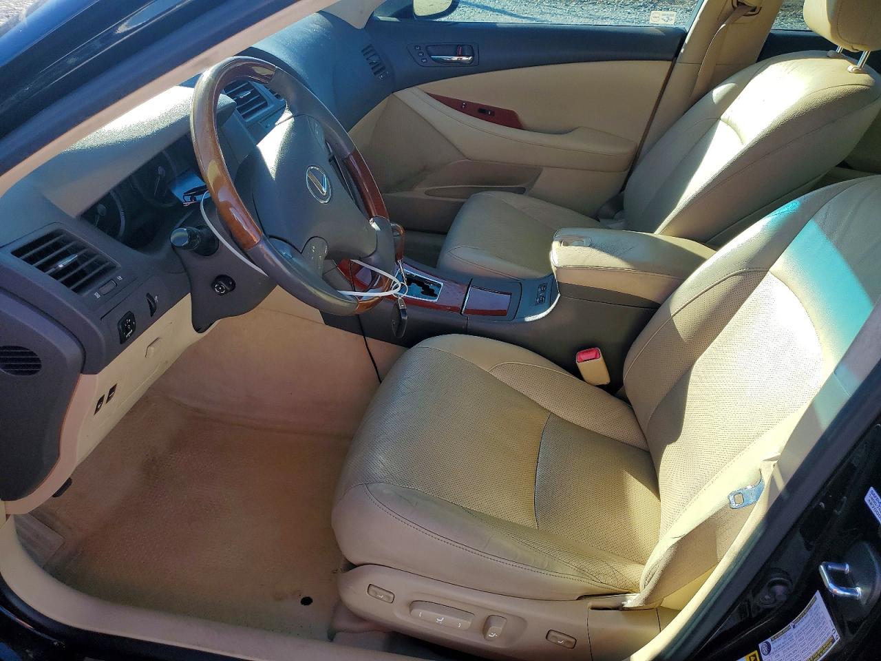 2009 Lexus Es 350 Black vin: JTHBJ46G592299681