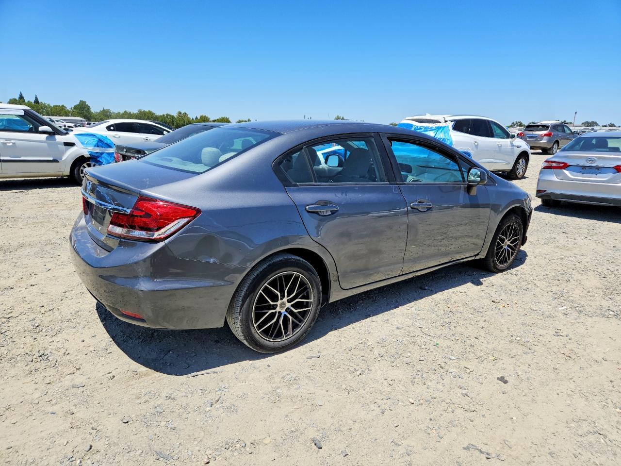 2013 Honda Civic Lx Charcoal vin: 19XFB2F53DE088736