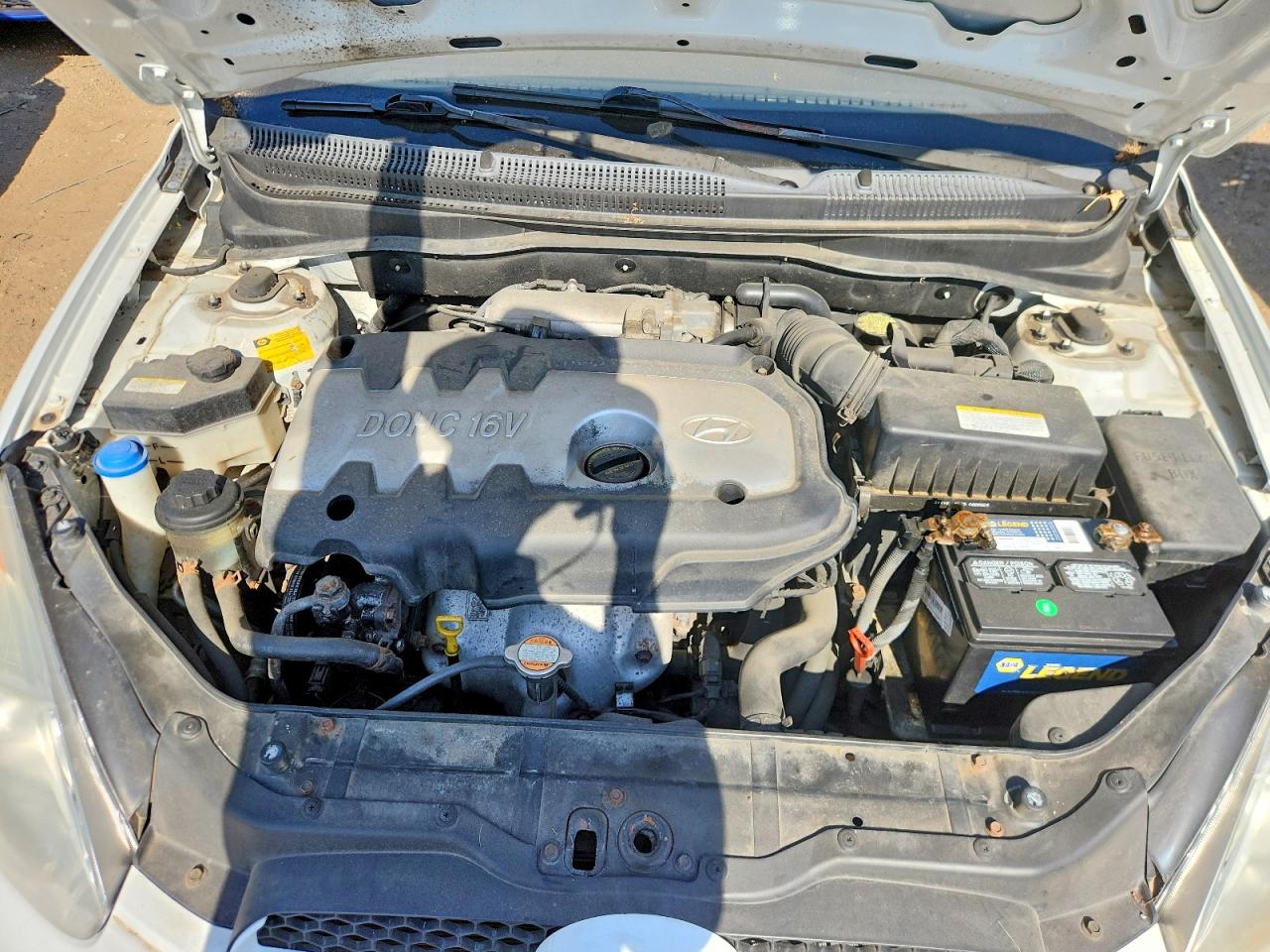 2007 Hyundai Accent Gs Белый vin: KMHCM36C37U021296