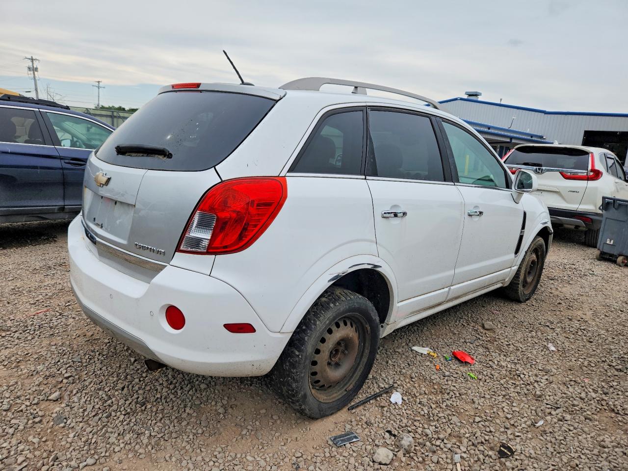 2014 Chevrolet Captiva Ltz White vin: 3GNAL4EKXES676363