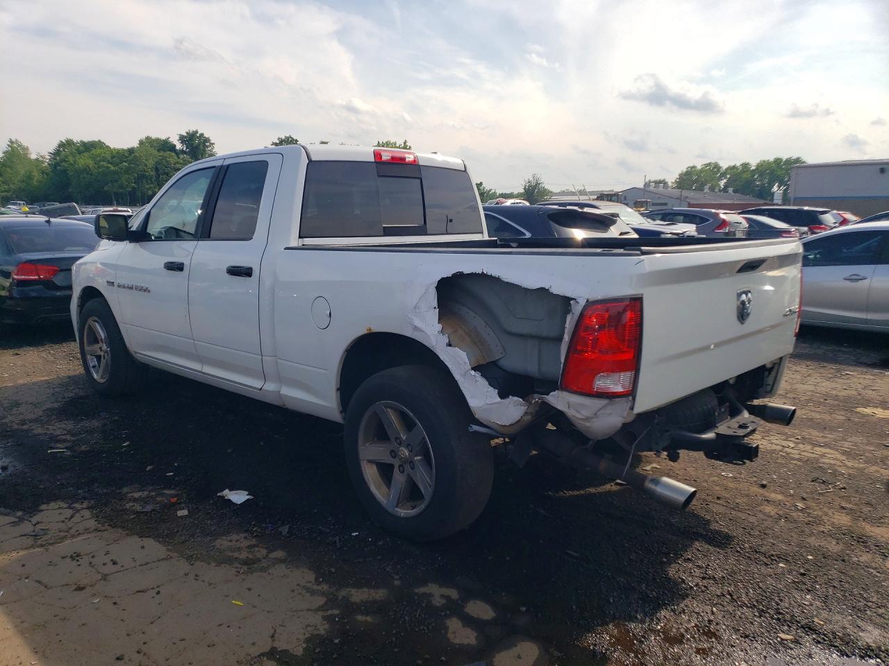 2011 Dodge Ram 1500 White vin: 1D7RV1GT9BS707710