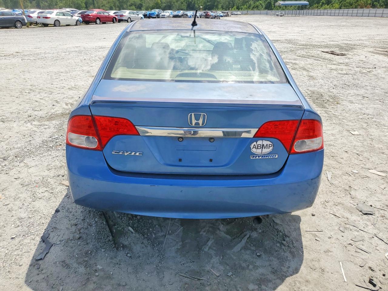 2010 Honda Civic Hybrid Blue vin: JHMFA3F27AS001555