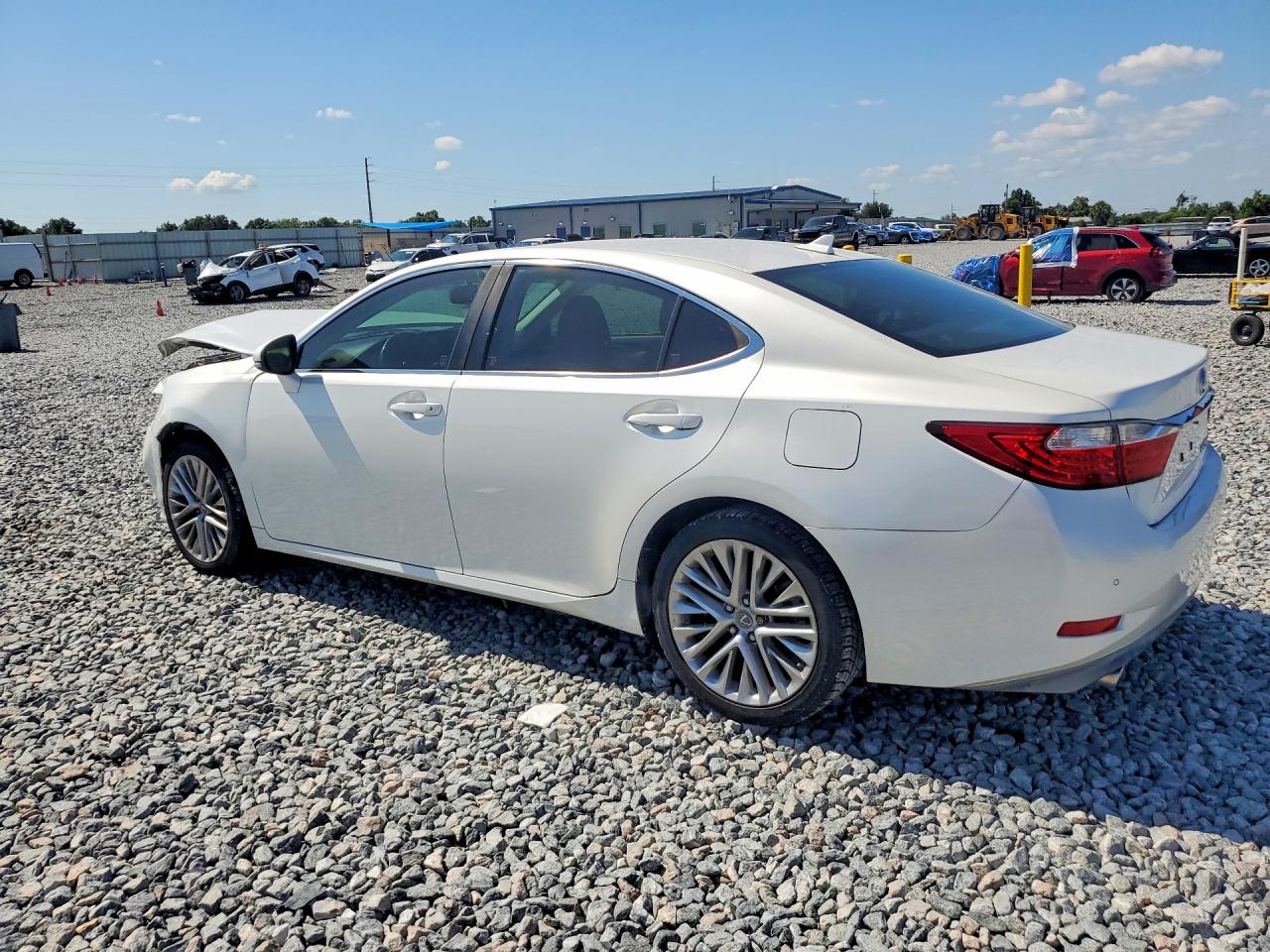 2013 Lexus Es 350 White vin: JTHBK1GG8D2015107