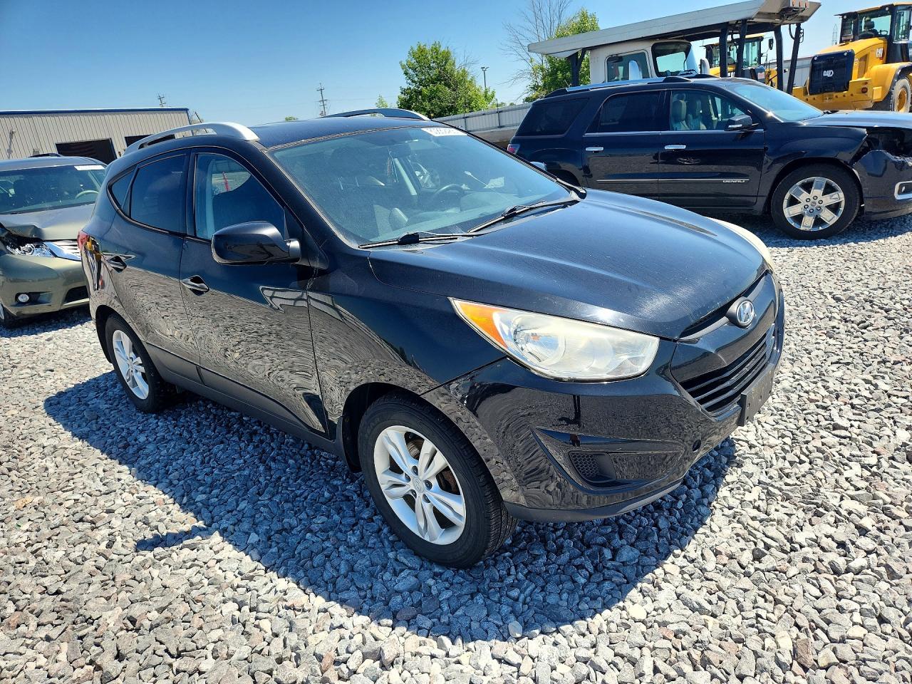 2010 Hyundai Tucson Gls Black vin: KM8JUCAC4AU111076