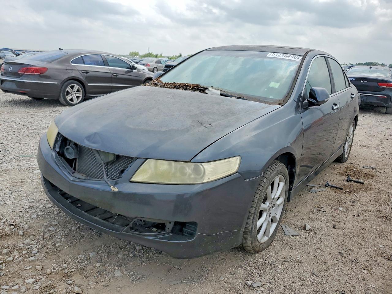 2008 Acura Tsx Blue vin: JH4CL96908C015072