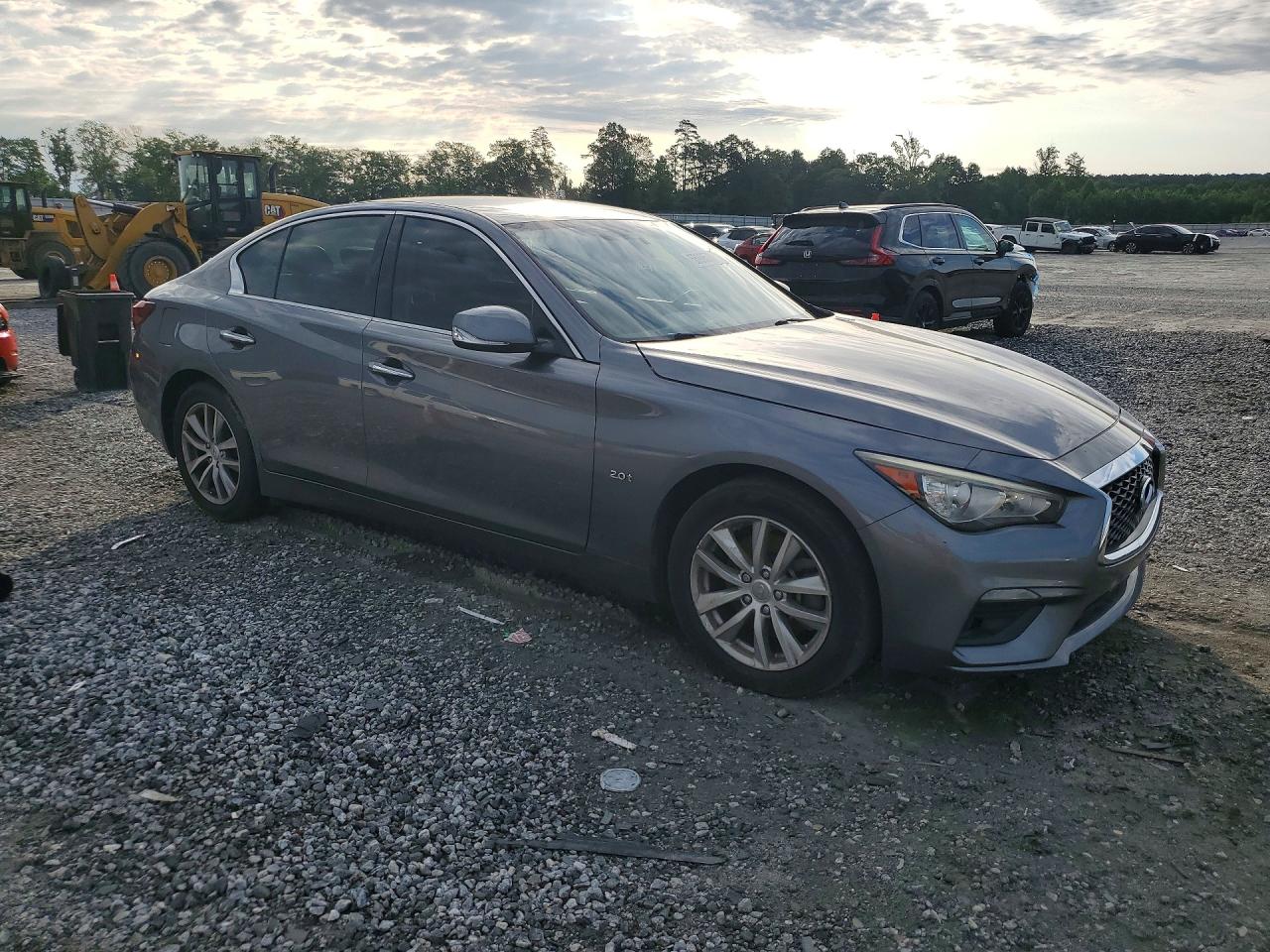 2018 Infiniti Q50 2.0t Pure Gray vin: JN1CV7AP8JM241420
