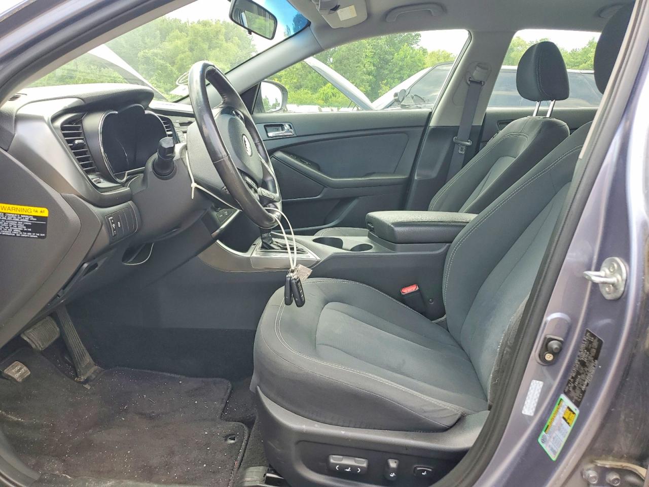 2012 Kia Optima Hybrid Синий vin: KNAGM4ADXC5011507