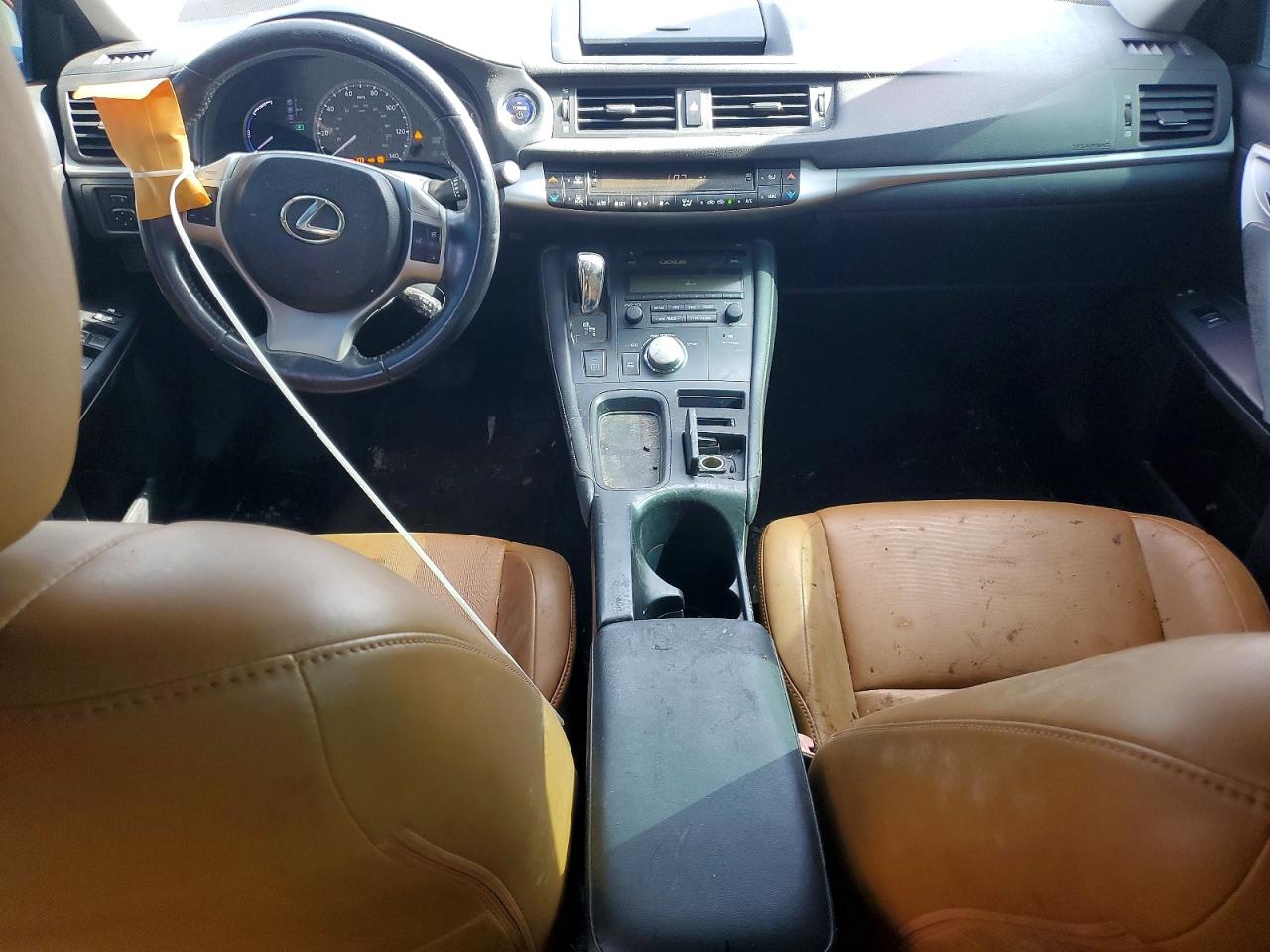 2012 Lexus Ct 200 Gray vin: JTHKD5BH0C2061613