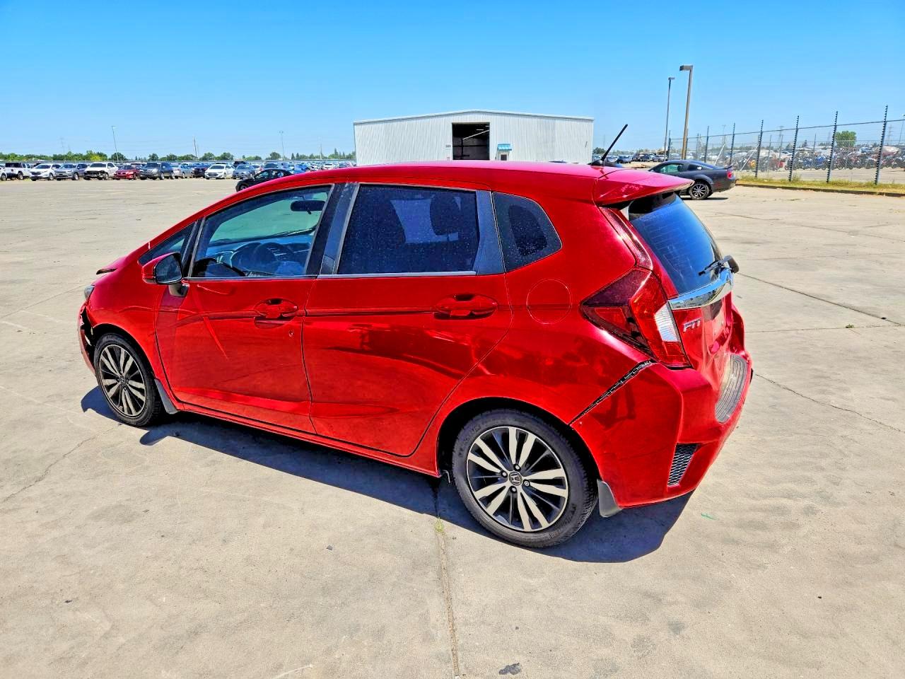 2015 Honda Fit Ex Red vin: 3HGGK5H89FM773492