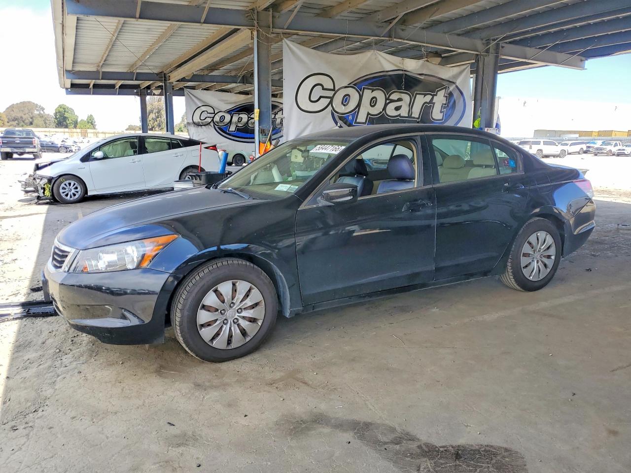 2010 Honda Accord Lx Black vin: 1HGCP2F3XAA121606