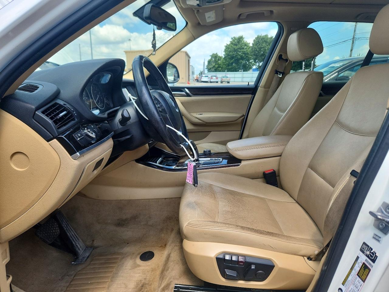 2015 Bmw X3 Sdrive28i White vin: 5UXWZ7C50F0F75855