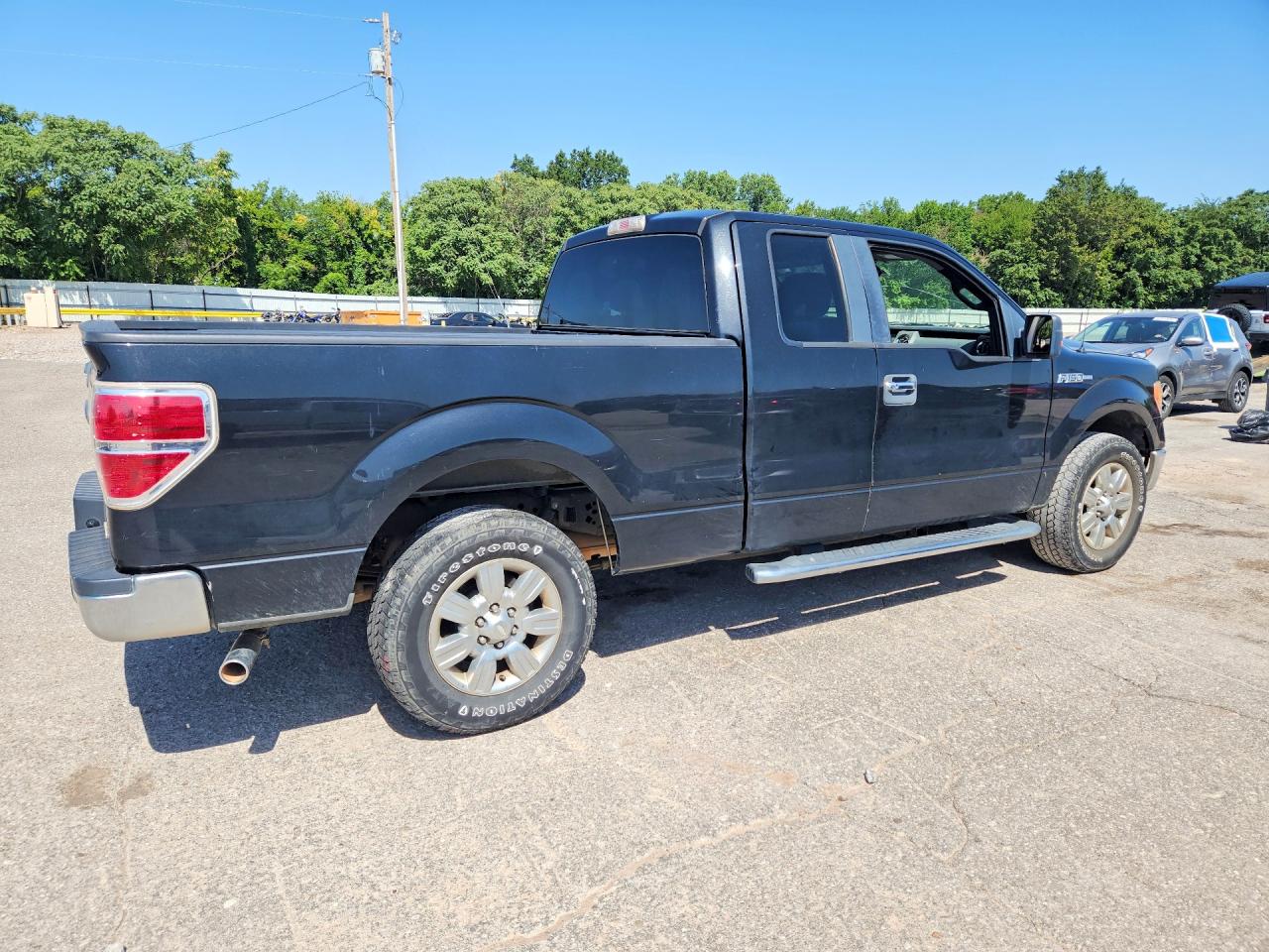 2011 Ford F150 Super Cab Black vin: 1FTEX1CM9BFA06465