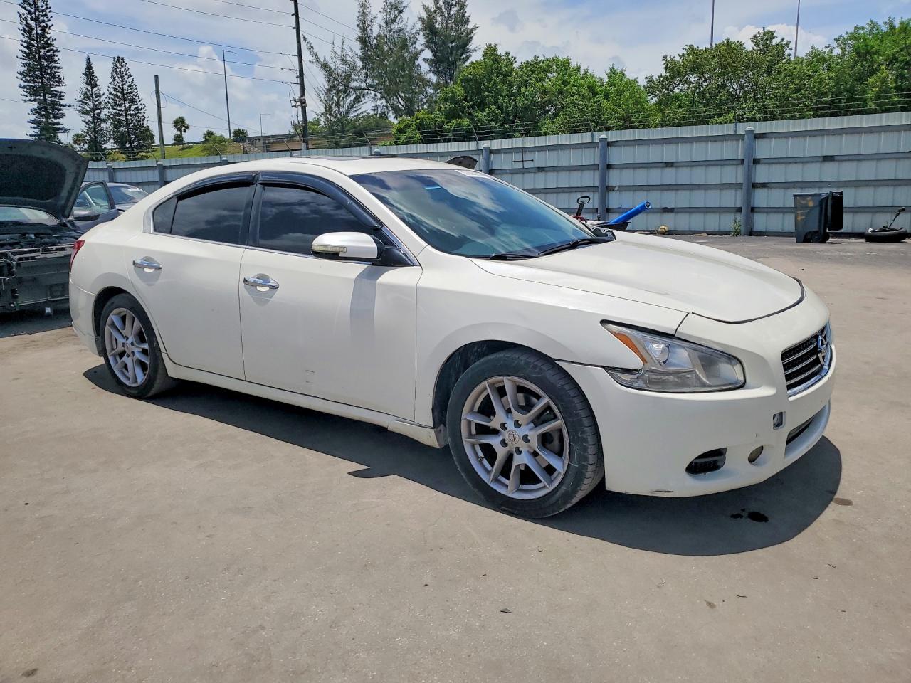 2010 Nissan Maxima 3.5 S White vin: 1N4AA5AP5AC830764