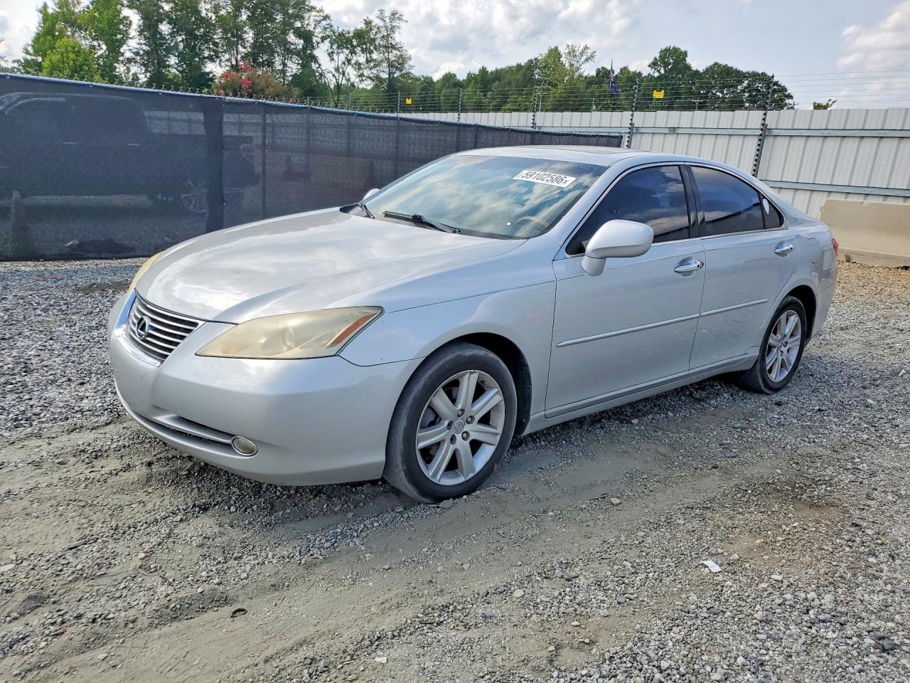 2007 Lexus Es 350 White vin: JTHBJ46G172138712