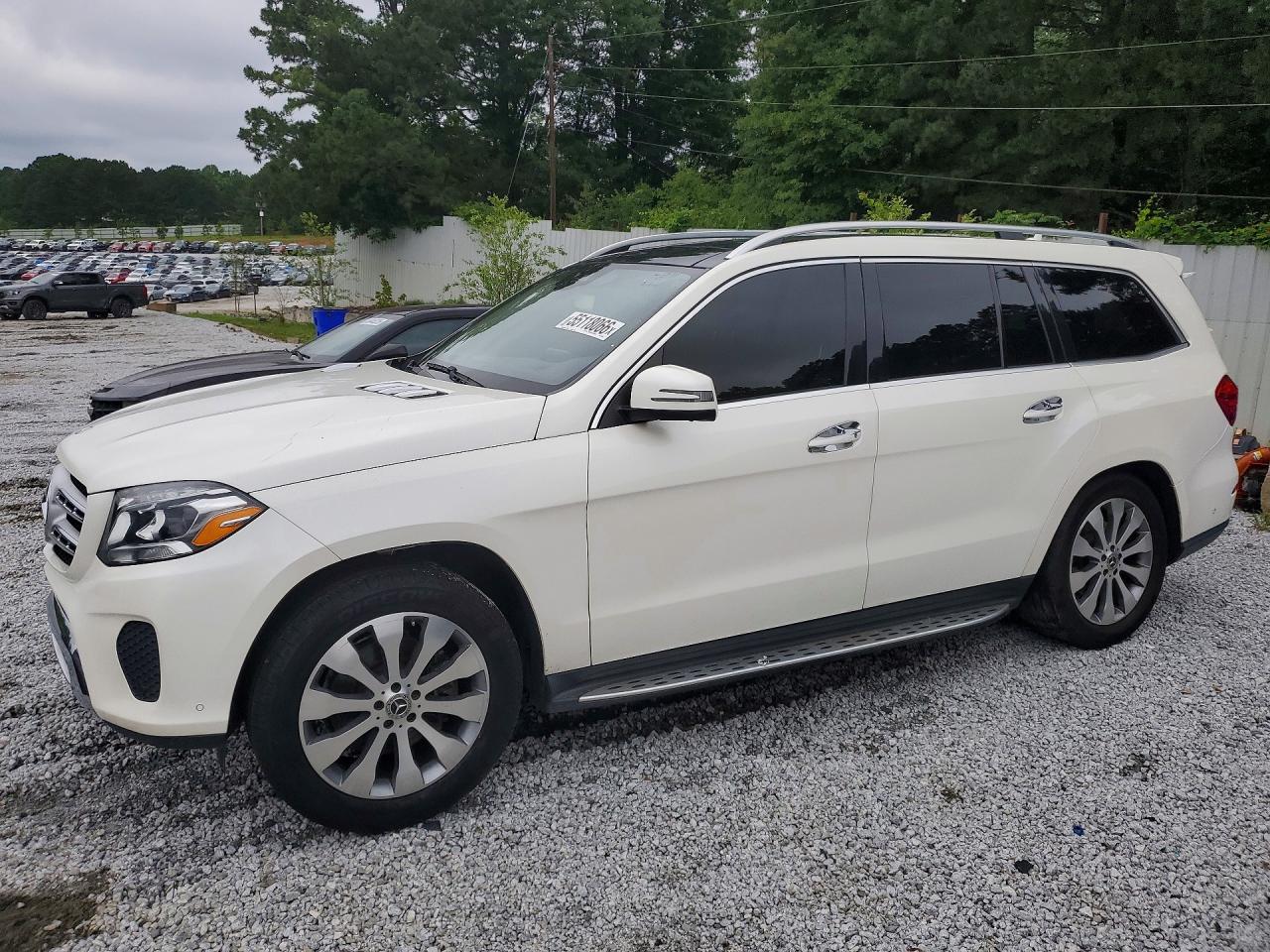 2018 Mercedes-benz Gls 450 4matic White vin: 4JGDF6EE3JB029789