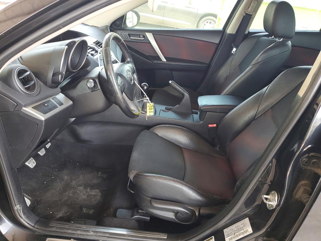 2013 Mazda Speed 3 Black vin: JM1BL1L37D1709083