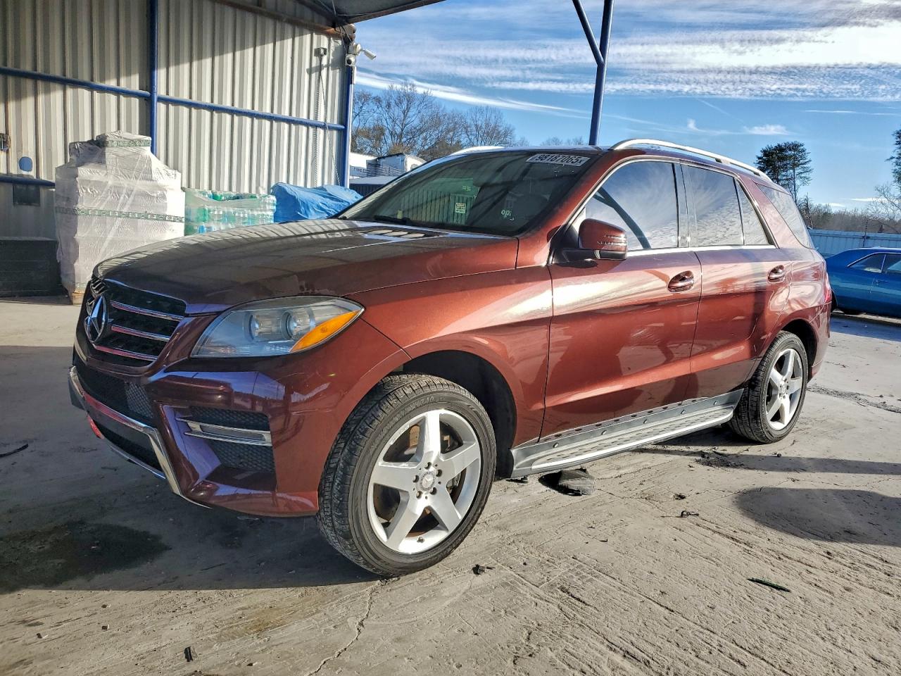 2013 Mercedes-benz Ml 550 4matic Brown vin: 4JGDA7DB4DA252395