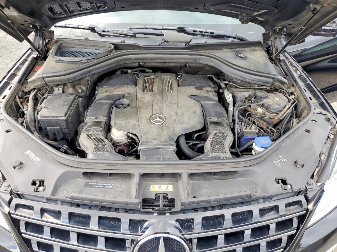 2015 Mercedes-benz Ml 400 4matic Black vin: 4JGDA5GB3FA546177