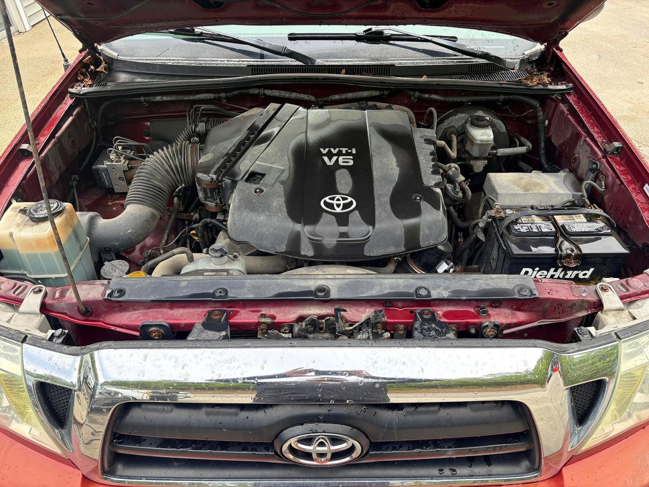 2005 Toyota Tacoma Access Cab Burgundy vin: 5TEUU42N95Z064583