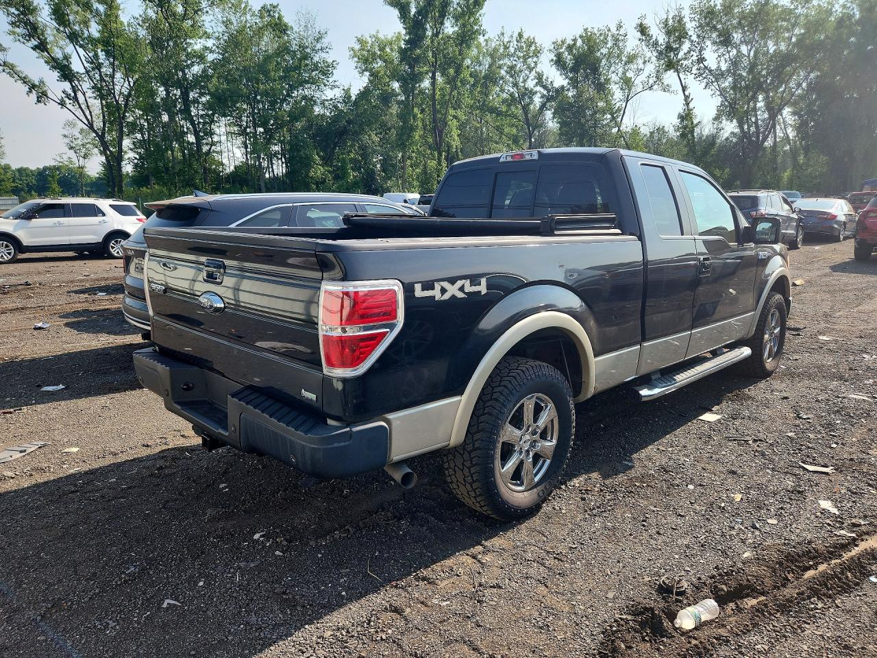 2010 Ford F150 Super Cab Black vin: 1FTFX1EVXAFC26786