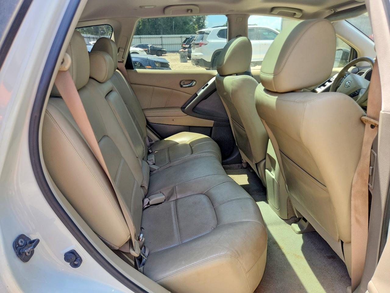 2014 Nissan Murano Sl White vin: JN8AZ1MU6EW420495