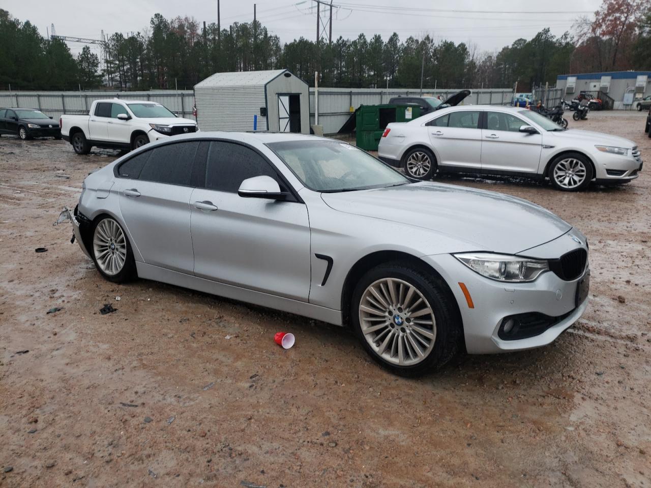 2015 Bmw 428 I Gran Coupe Silver vin: WBA4A5C50FD410153