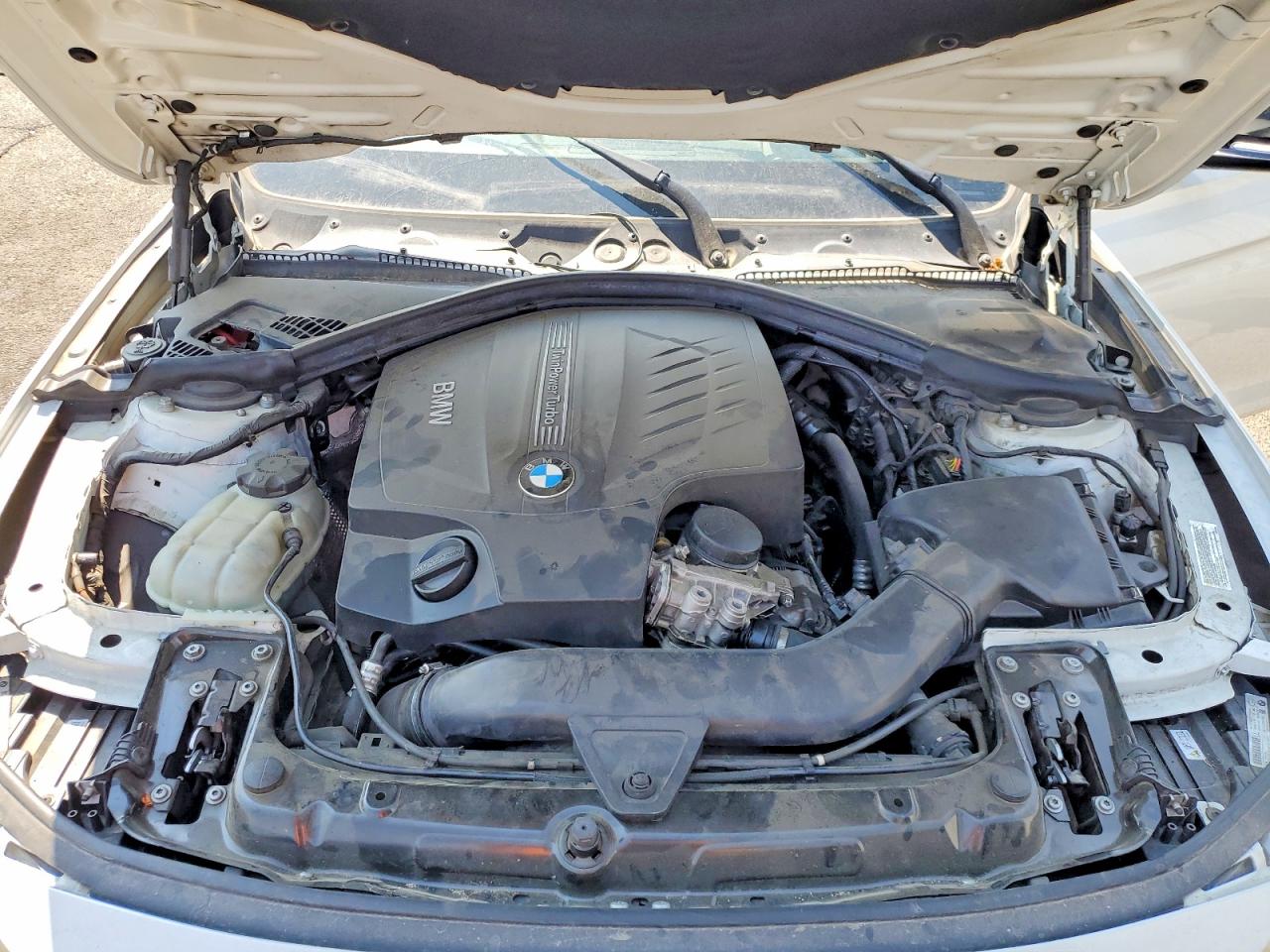 2013 Bmw 335 I White vin: WBA3A9G56DNP38083