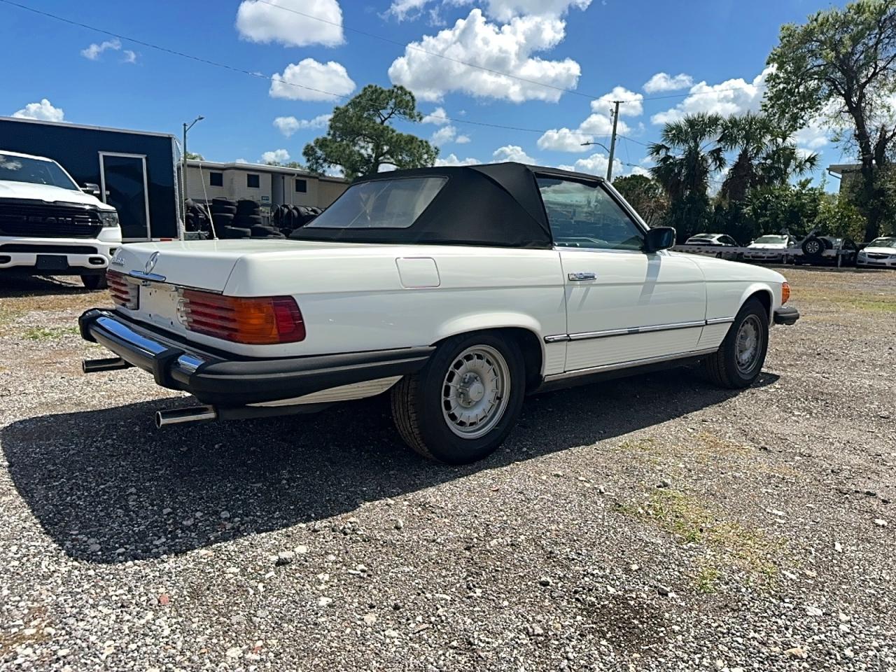 1980 Mercedes-benz 450 Sl Roadster White vin: 10704412058764
