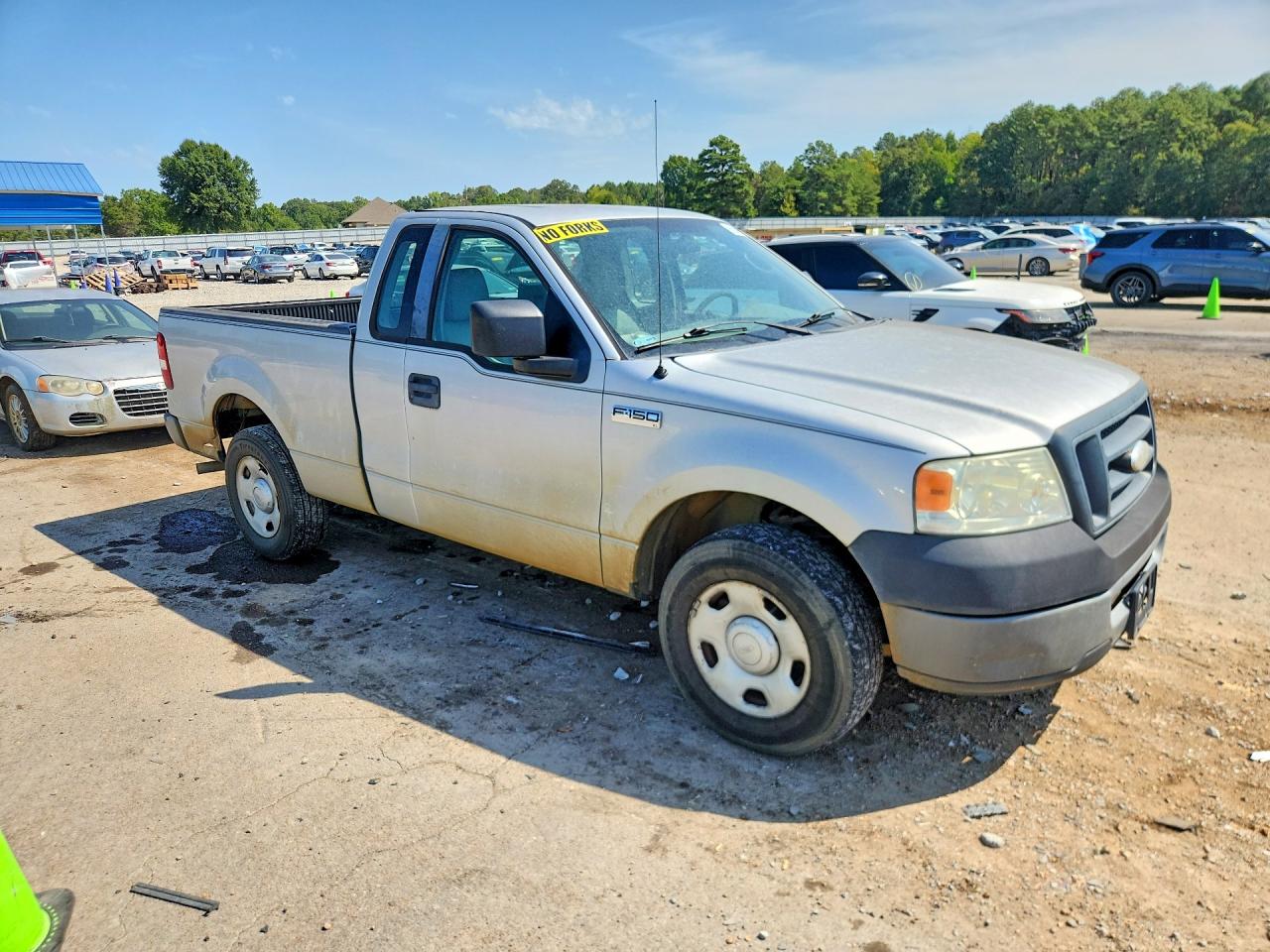 2008 Ford F150 Silver vin: 1FTRF12228KE57399
