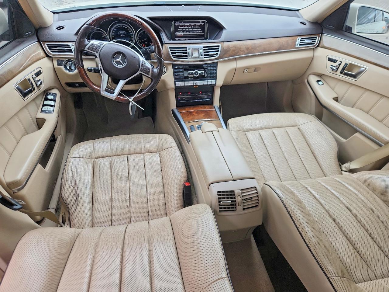 2015 Mercedes-benz E 350 White vin: WDDHF5KB3FB141404