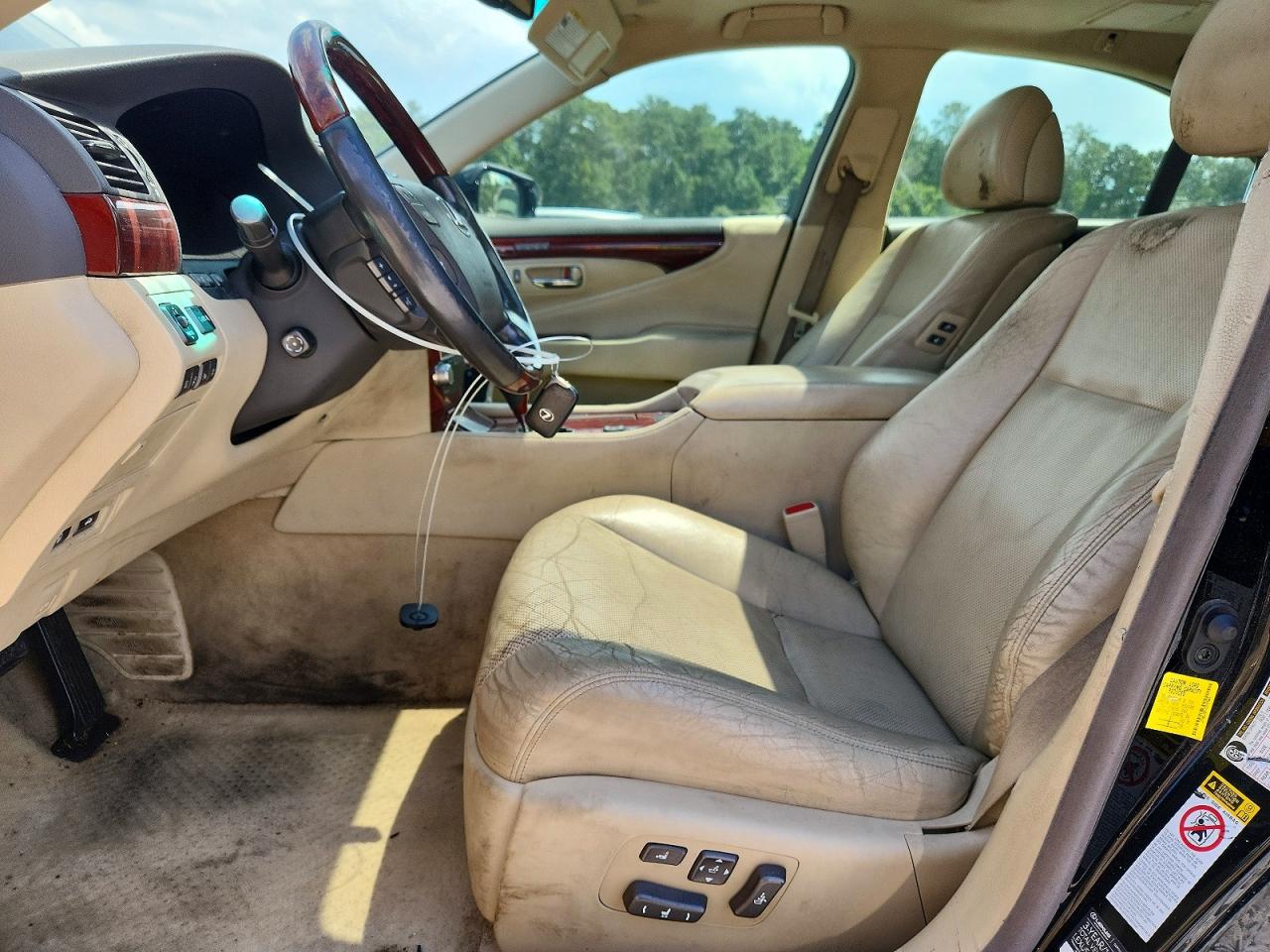 2012 Lexus Ls 460 Black vin: JTHBL5EFXC5111641