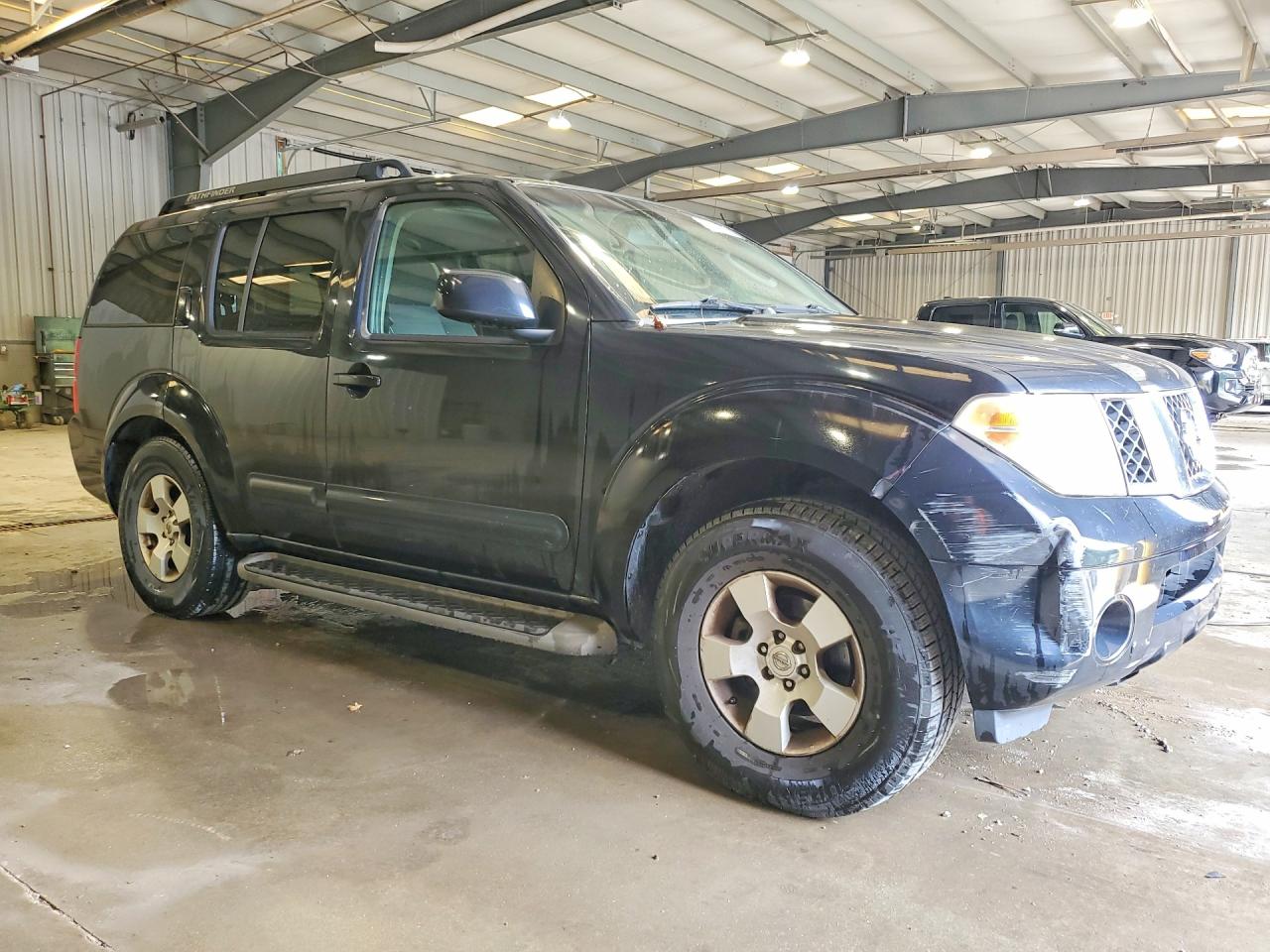 2006 Nissan Pathfinder S Black vin: 5N1AR18W56C619625